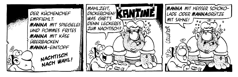 Manna in der Kantine