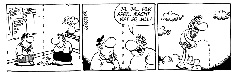 Der April macht was er will